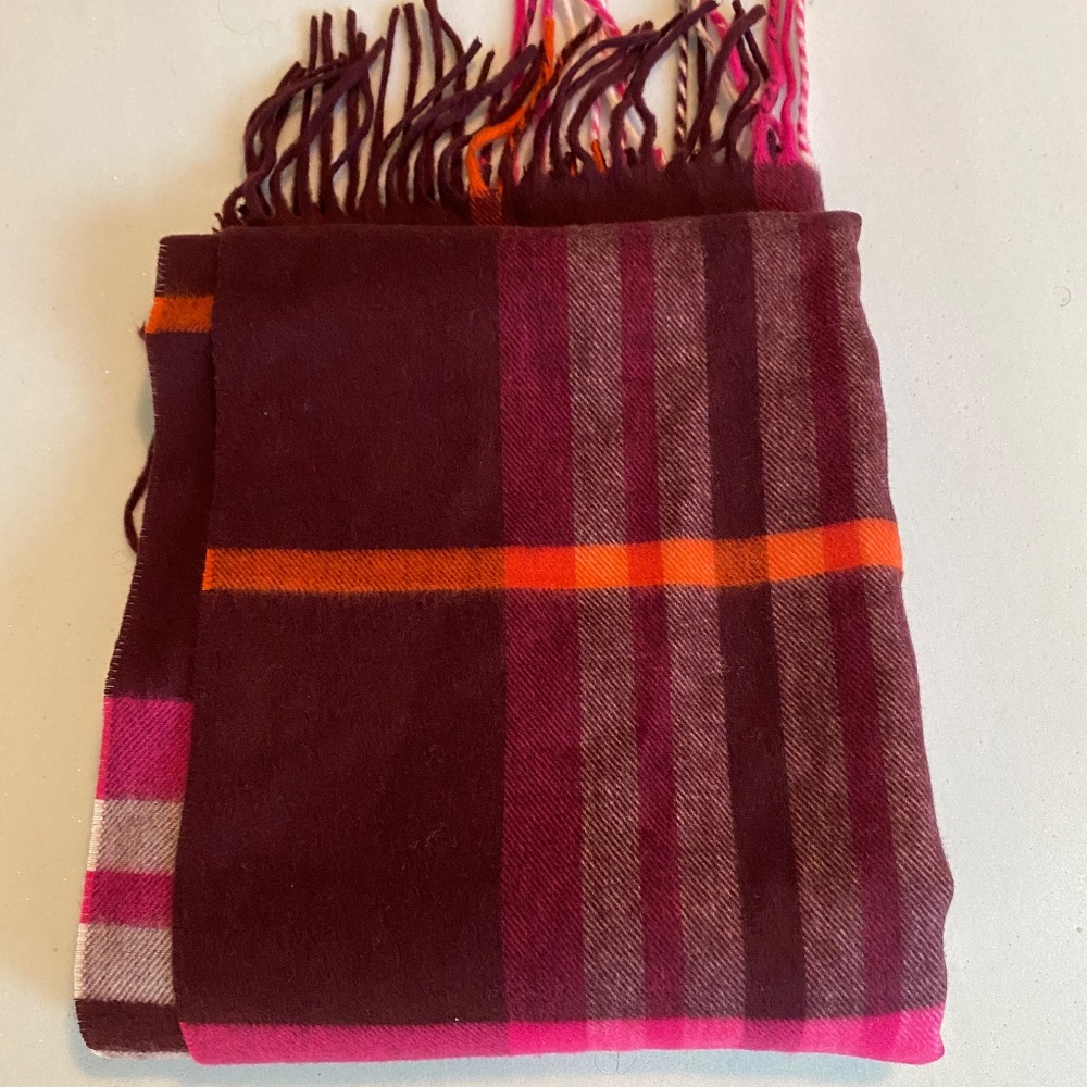 Plaid scarf